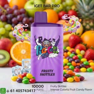 IGET Bar Pro Fruity Skittles 10000 Puffs Features