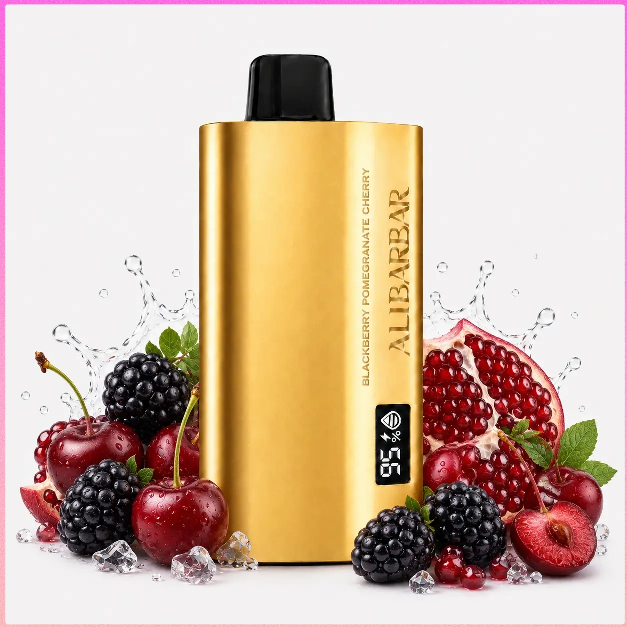 TEQ Alibarbar 12000 Puffs Blackberry Pomegranate Cherry