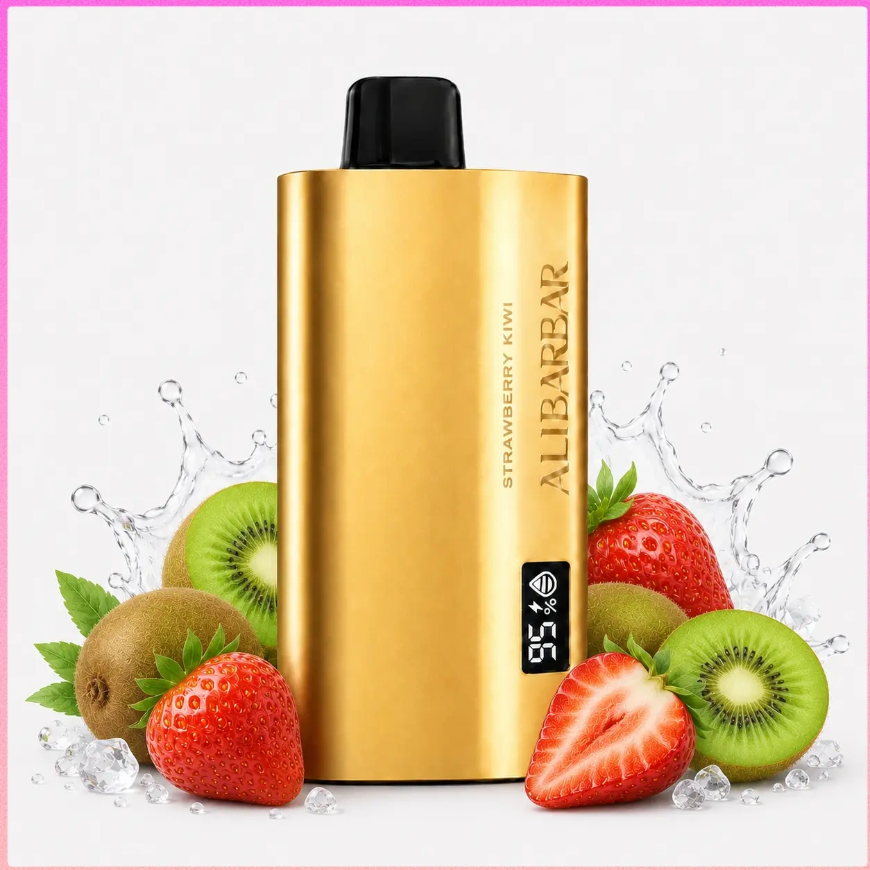 TEQ Alibarbar 12000 Puffs Strawberry Kiwi